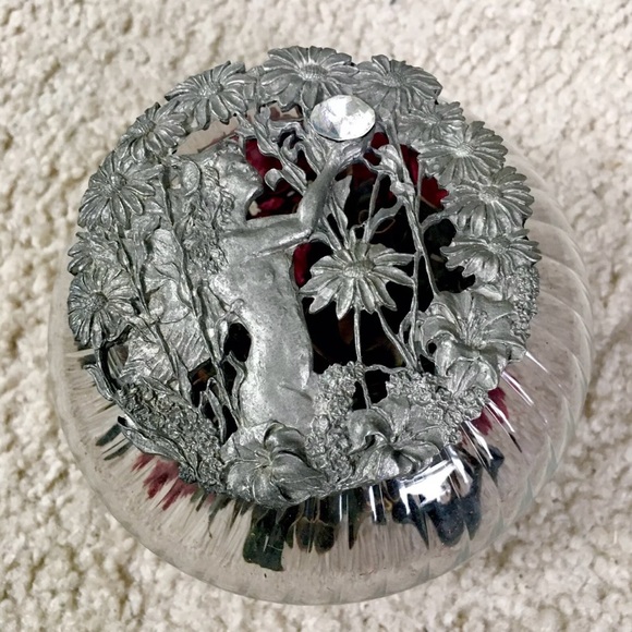 Vintage RAWCLIFFE PEWTER Potpourri Jar With Two Lids PC2990/PO2908 and Potpourri - Picture 4 of 12